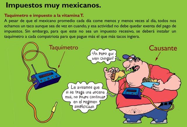 Impuestos muy mexicanos